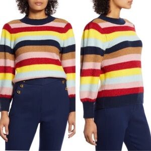 Halogen X Atlantic Pacific Striped Sweater Size XS